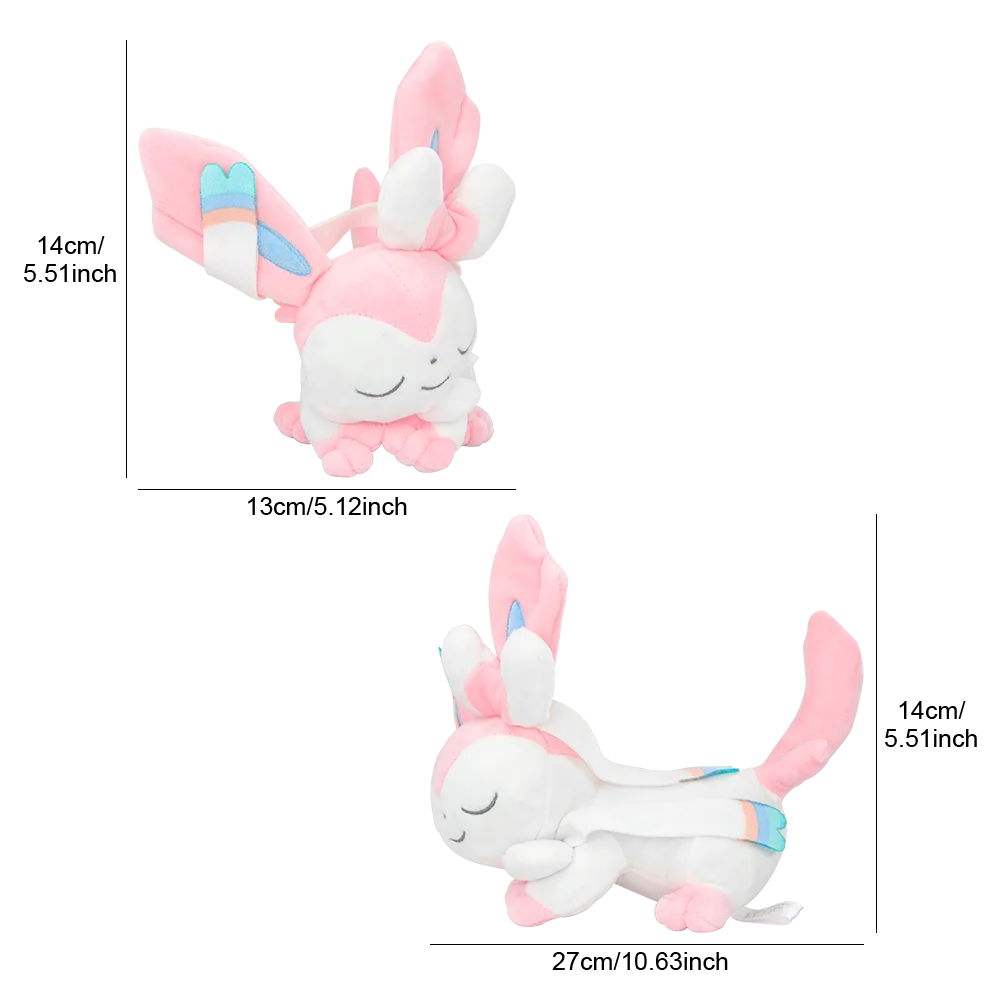 Sleeping Pokémon Plush – Sprigatito, Sylveon & More