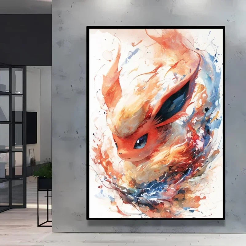 Classic Pokémon Canvas Print – Unframed