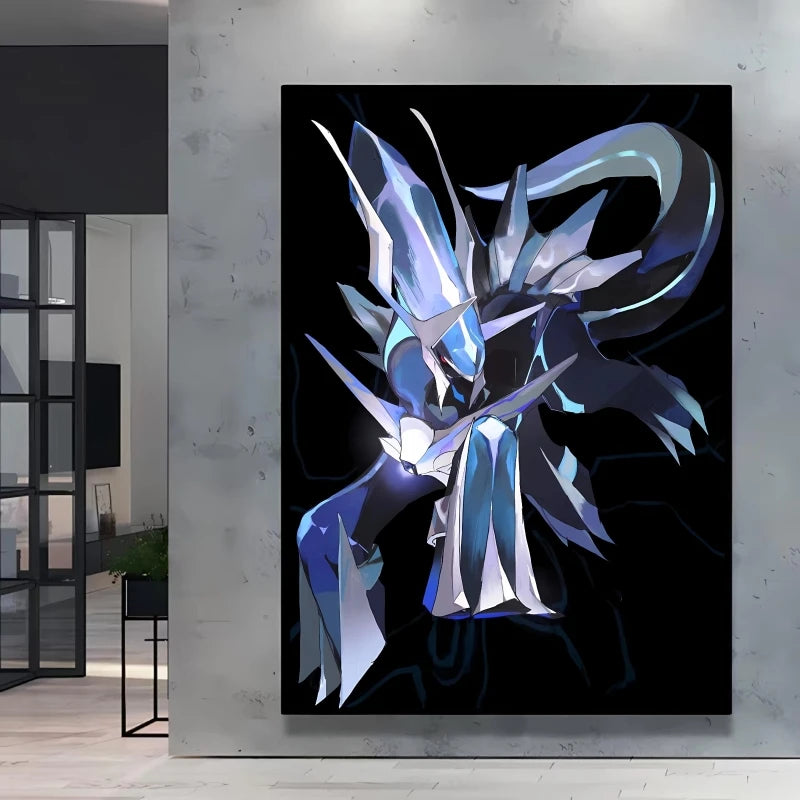 Arceus & Classic Pokémon Canvas Print – Unframed
