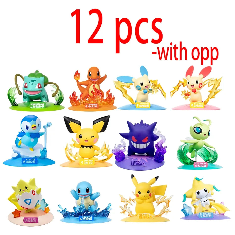 Pikachu & Friends Blind Box Figures – 12 Styles