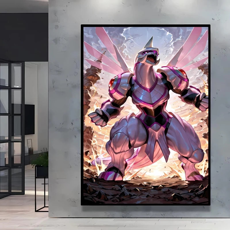 Arceus & Classic Pokémon Canvas Print – Unframed
