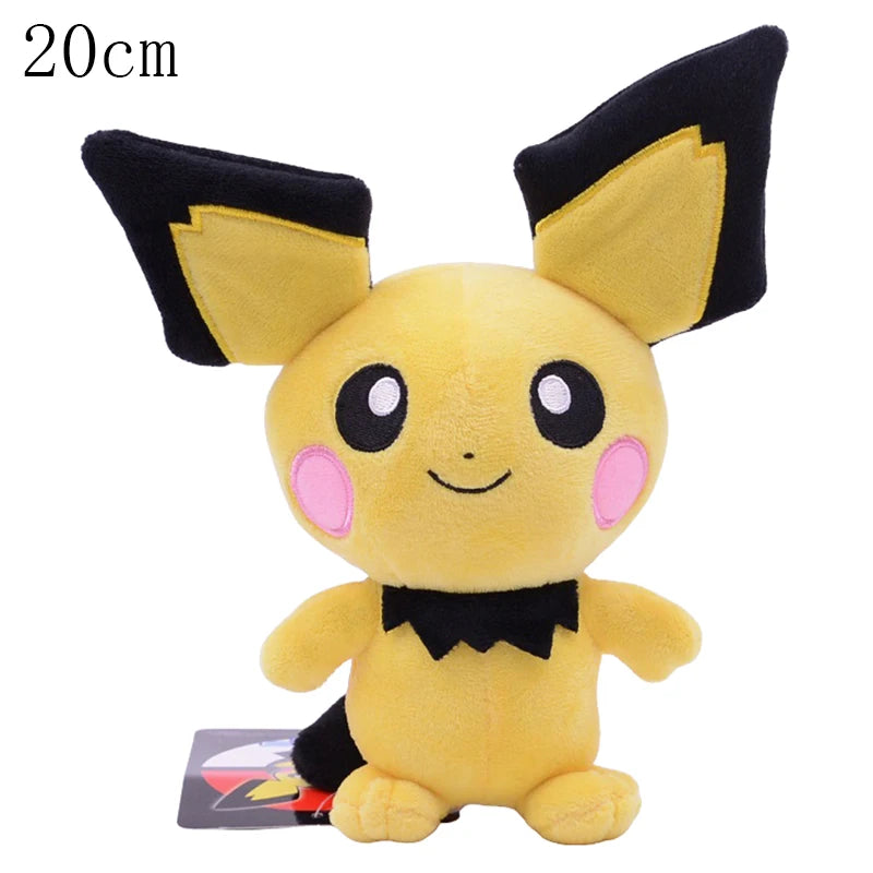 Pixel Graffiti Pikachu & Pichu Plush