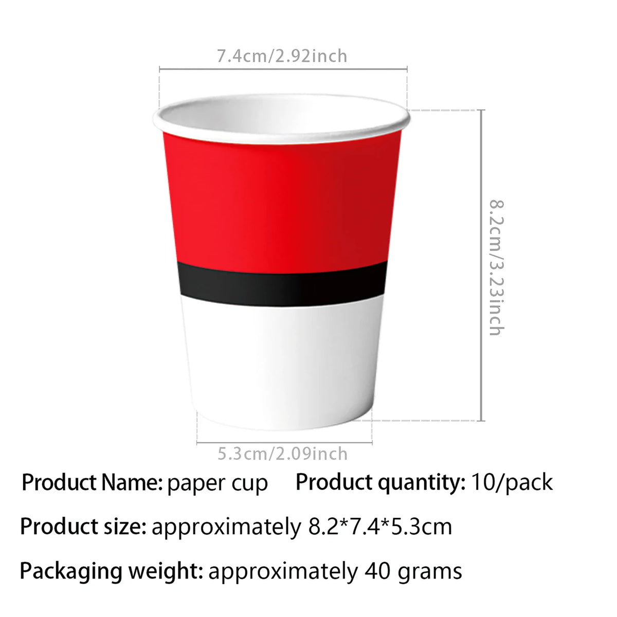 Poké Ball Party Cups
