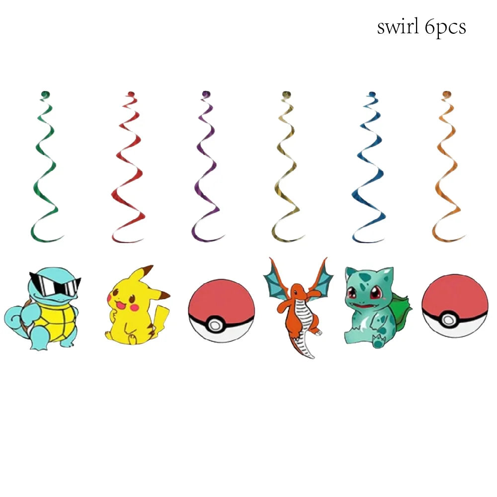 Pink Pikachu Party Tableware Set