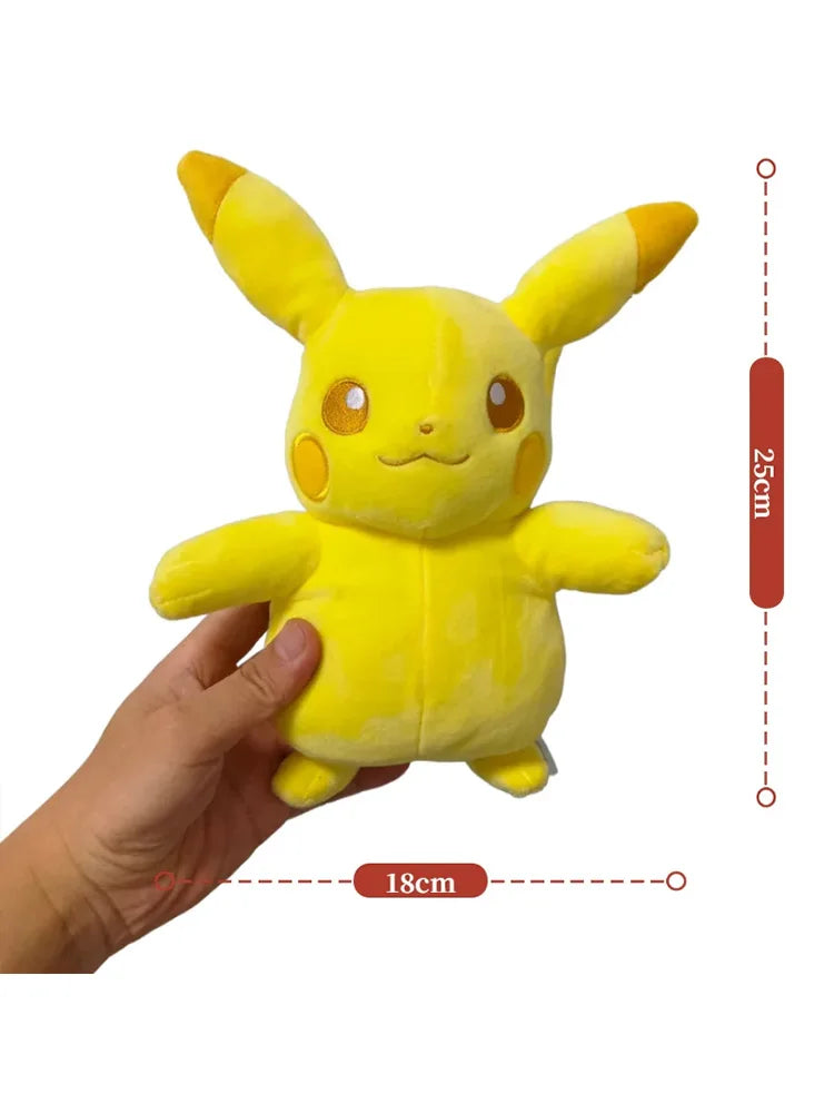 Classic Plush – Pikachu, Charmander & Eevee, 8 in
