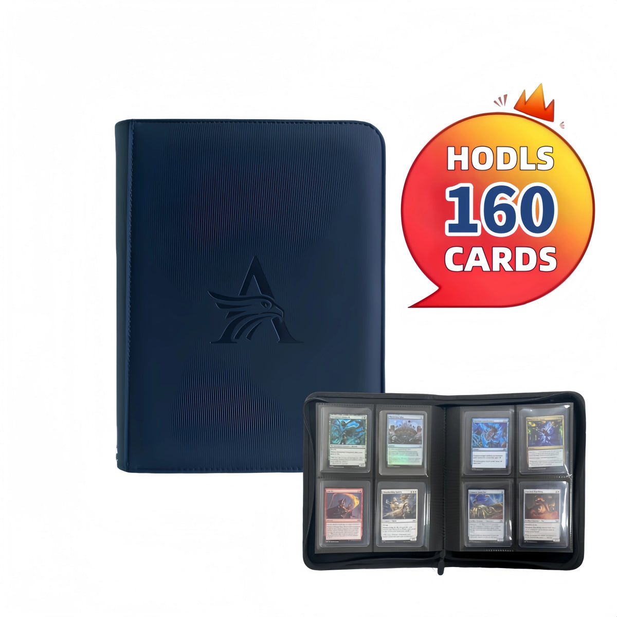 4-Pocket Toploader Binder – Holds 160