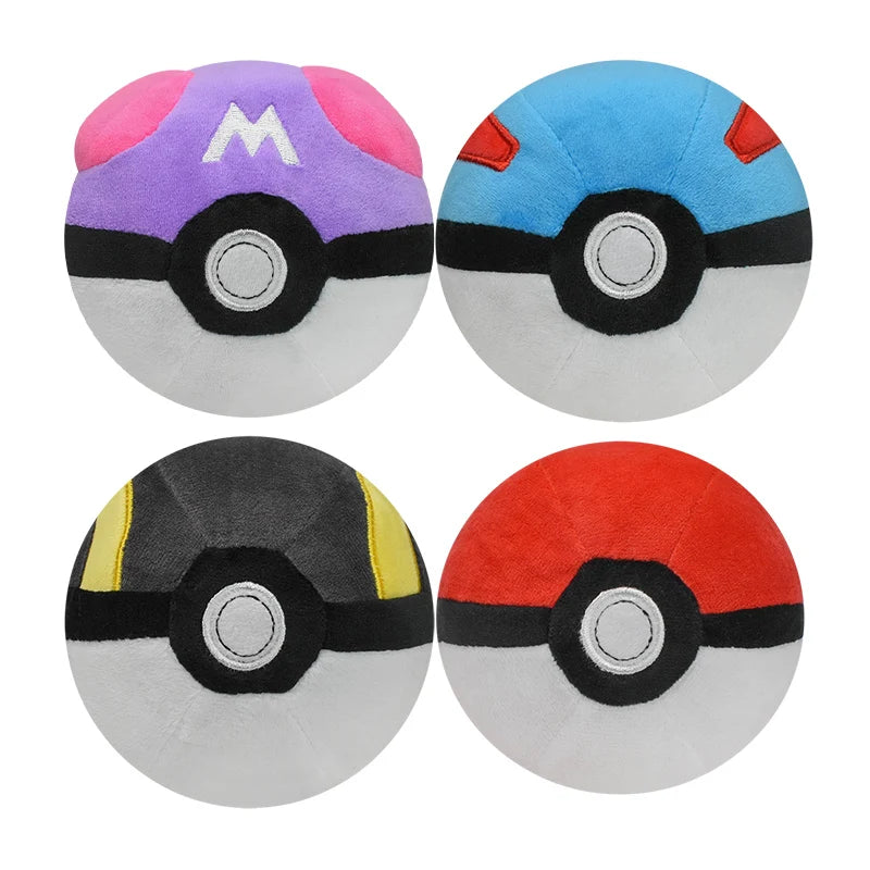 Takara Tomy Poké Ball Plush – 4 Pack