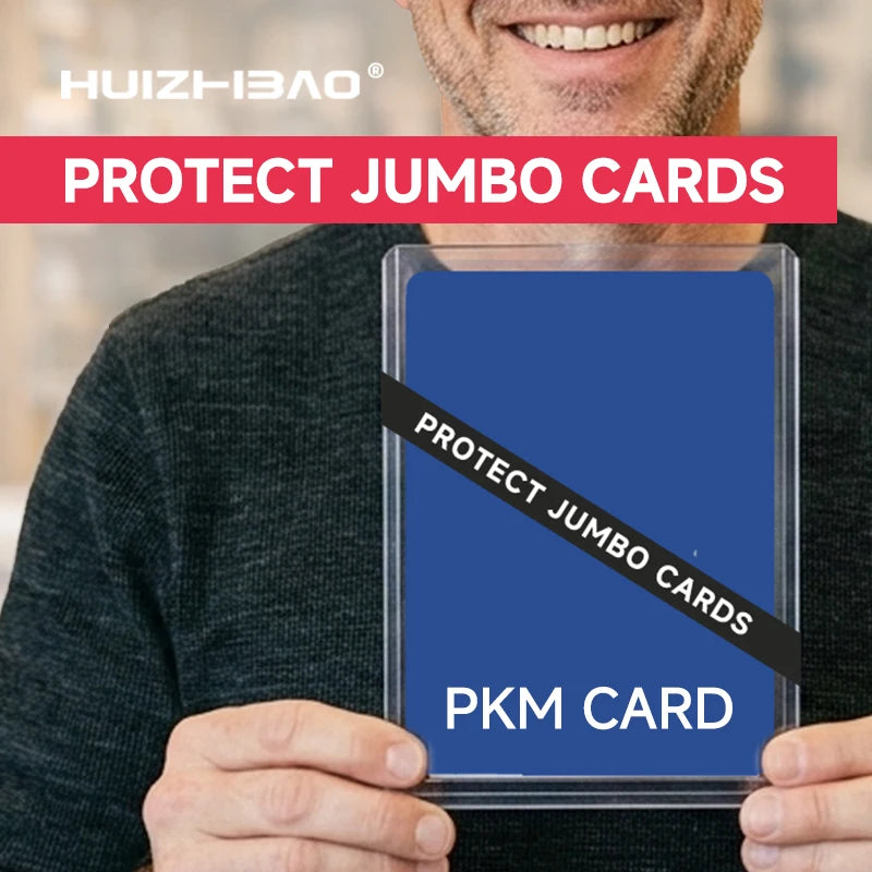 Jumbo Card Toploaders – 10 Pack