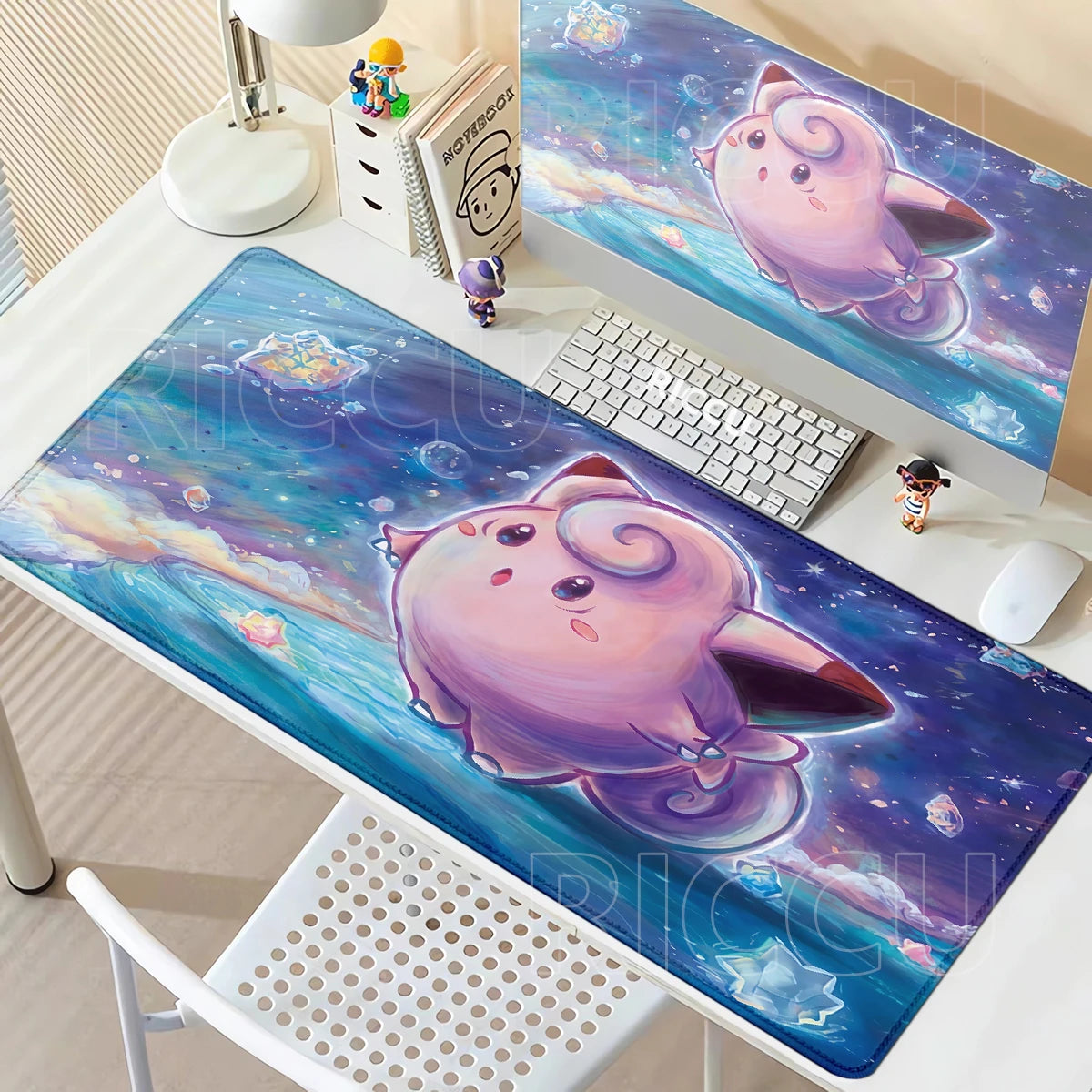 Clefairy & Jigglypuff Desk Mat
