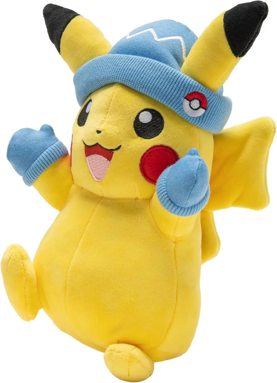 Pikachu Winter Hat & Mittens Plush Set
