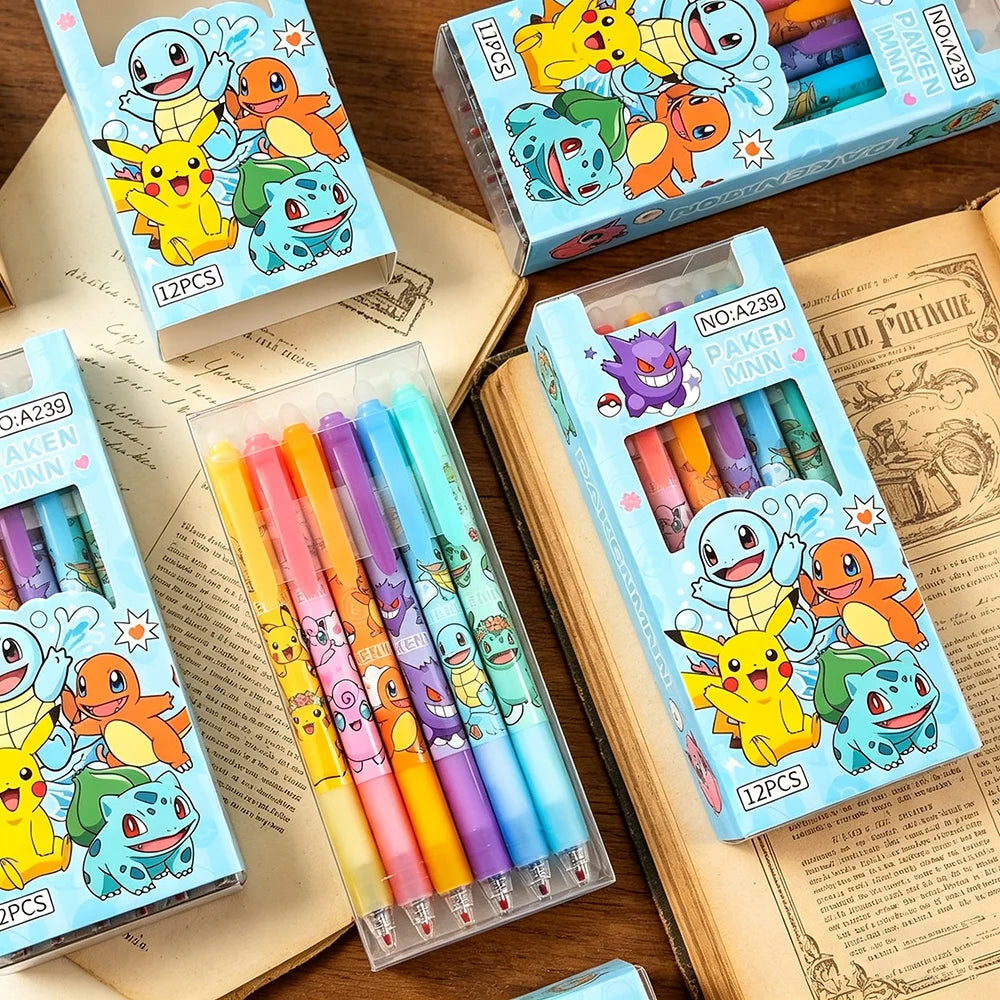 Pokémon Erasable Gel Pens – 6 to 24 Pack