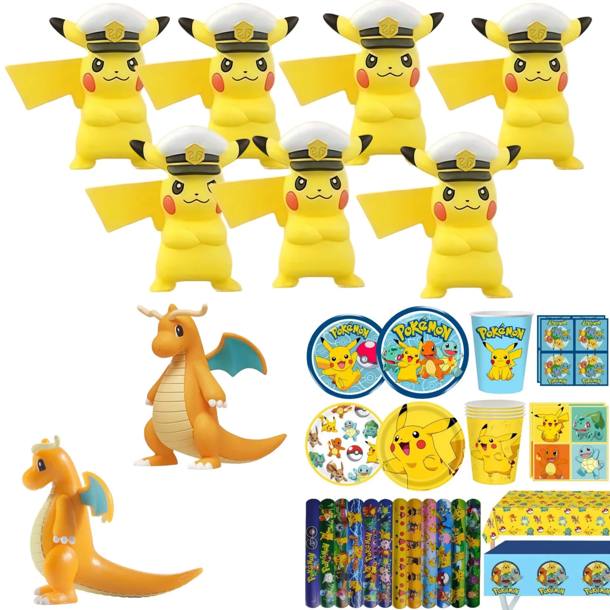 Pikachu Party Pack – Plates, Hats & More