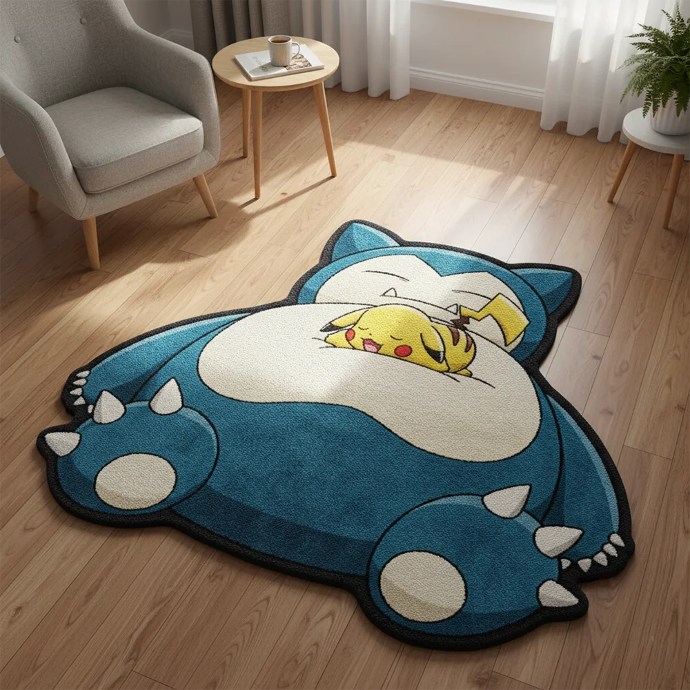 Snorlax & Pikachu Rug