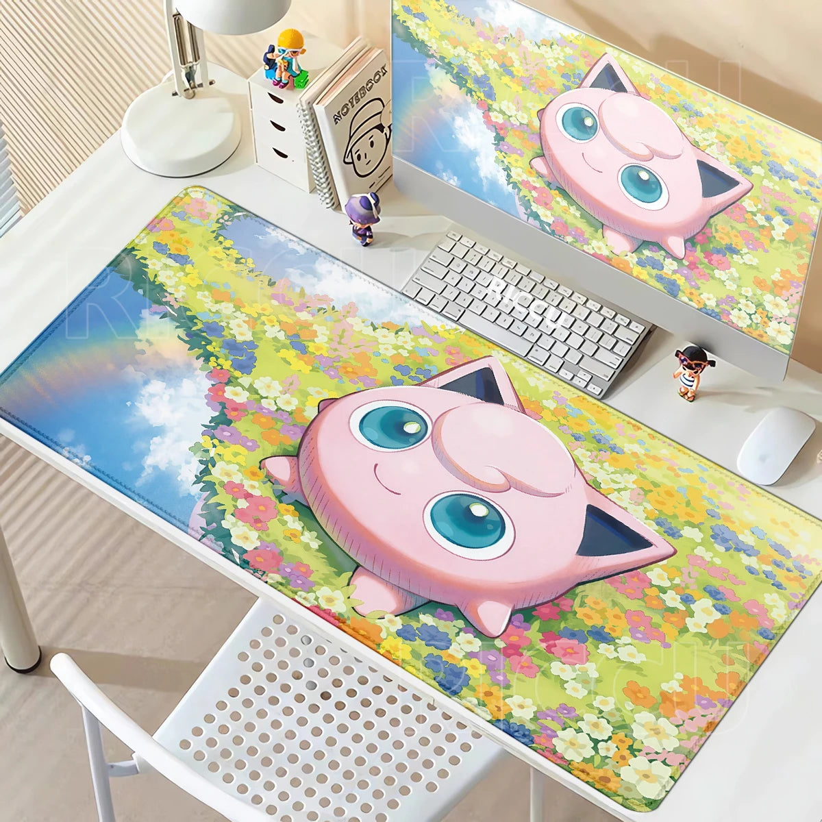 Clefairy & Jigglypuff Desk Mat