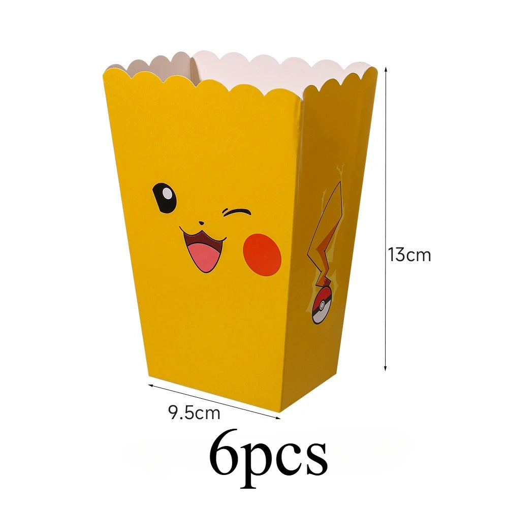 Pikachu Party Kit – Plates, Cups & Hats