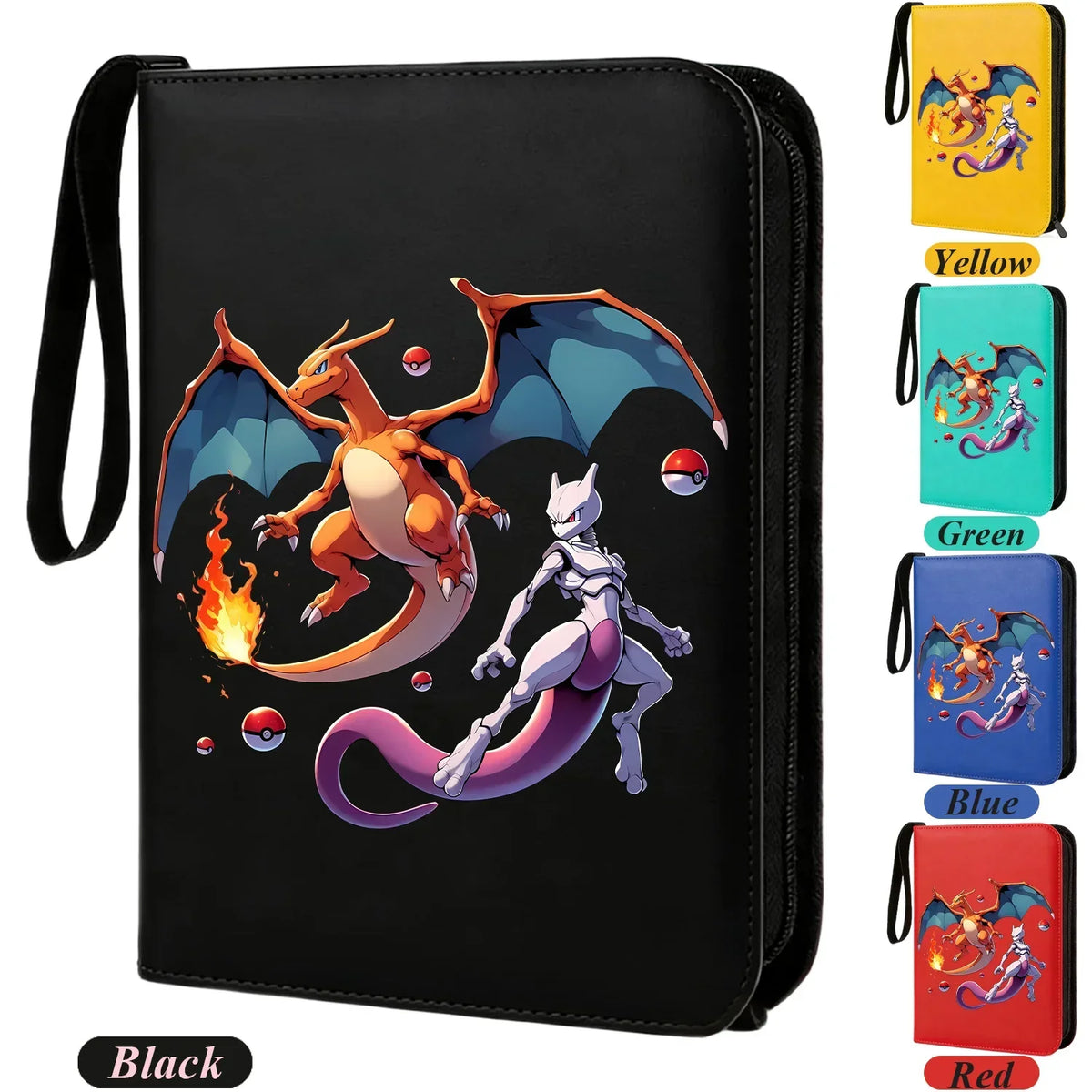 4-Pocket Zip Card Binder – 400 Cards