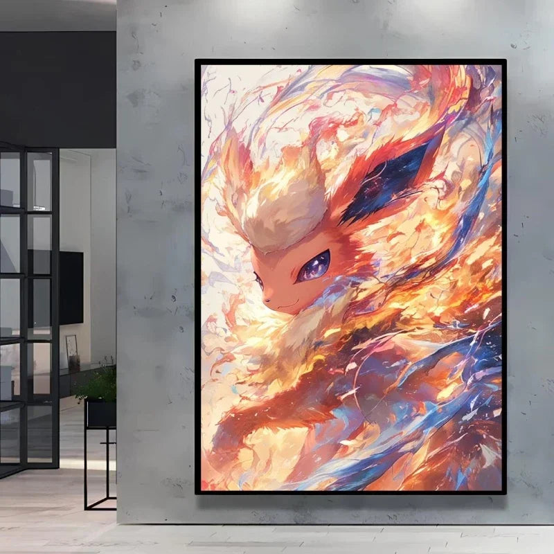 Classic Pokémon Canvas Print – Unframed