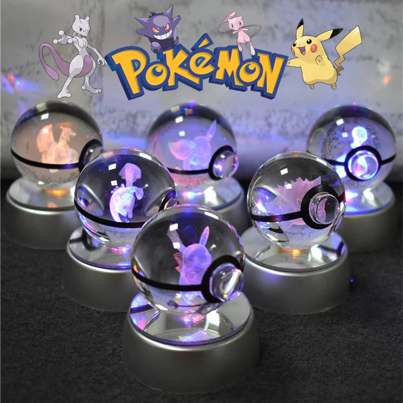 Pokémon 3D Crystal Ball Night Light