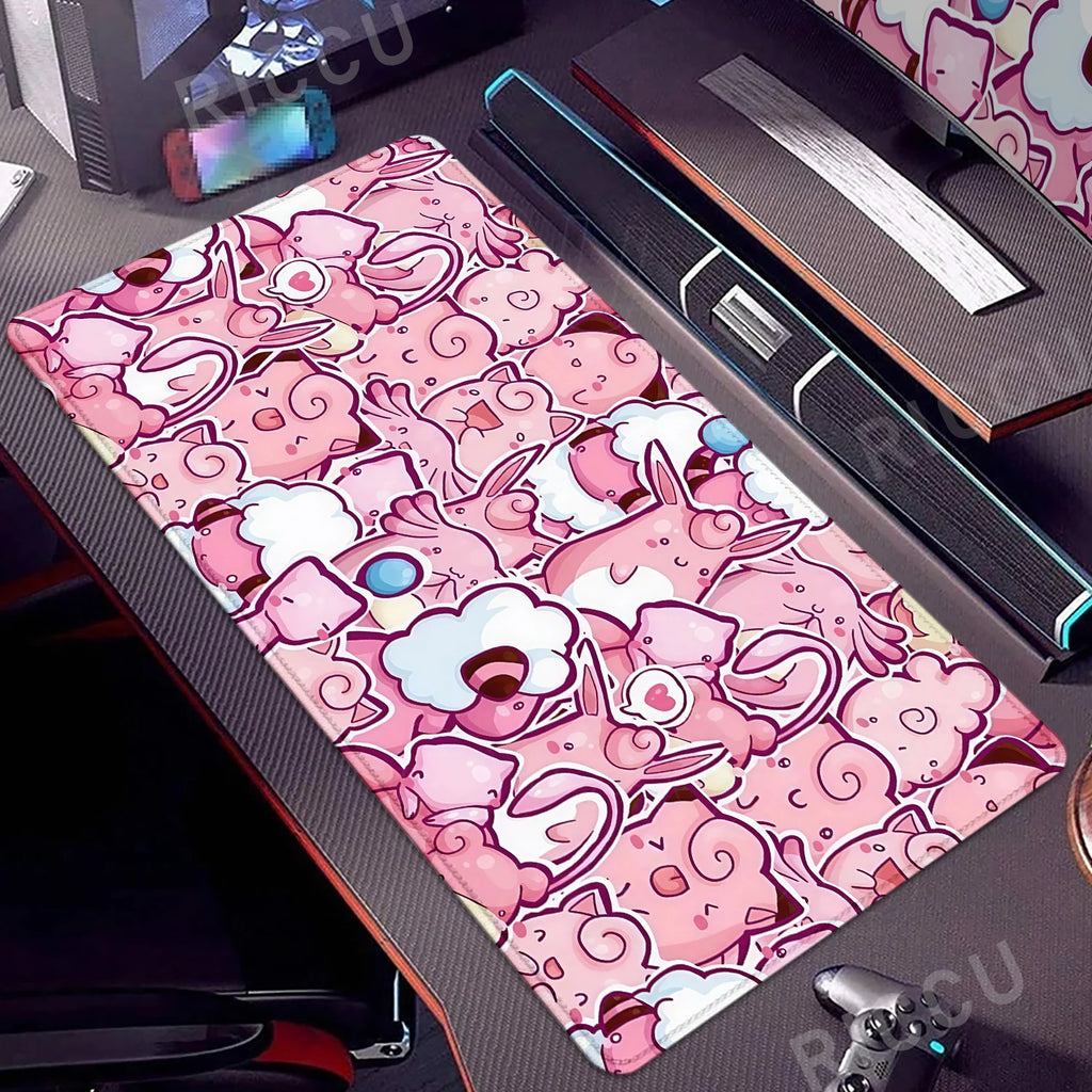 Clefairy & Jigglypuff Desk Mat