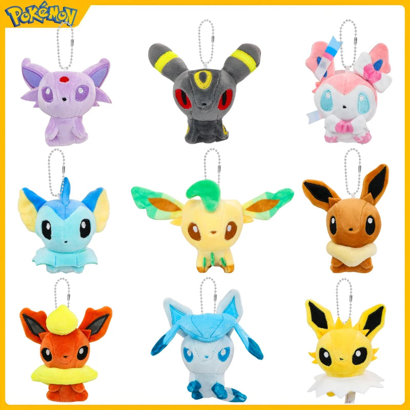 Eeveelution & Ghost Plush Keychain