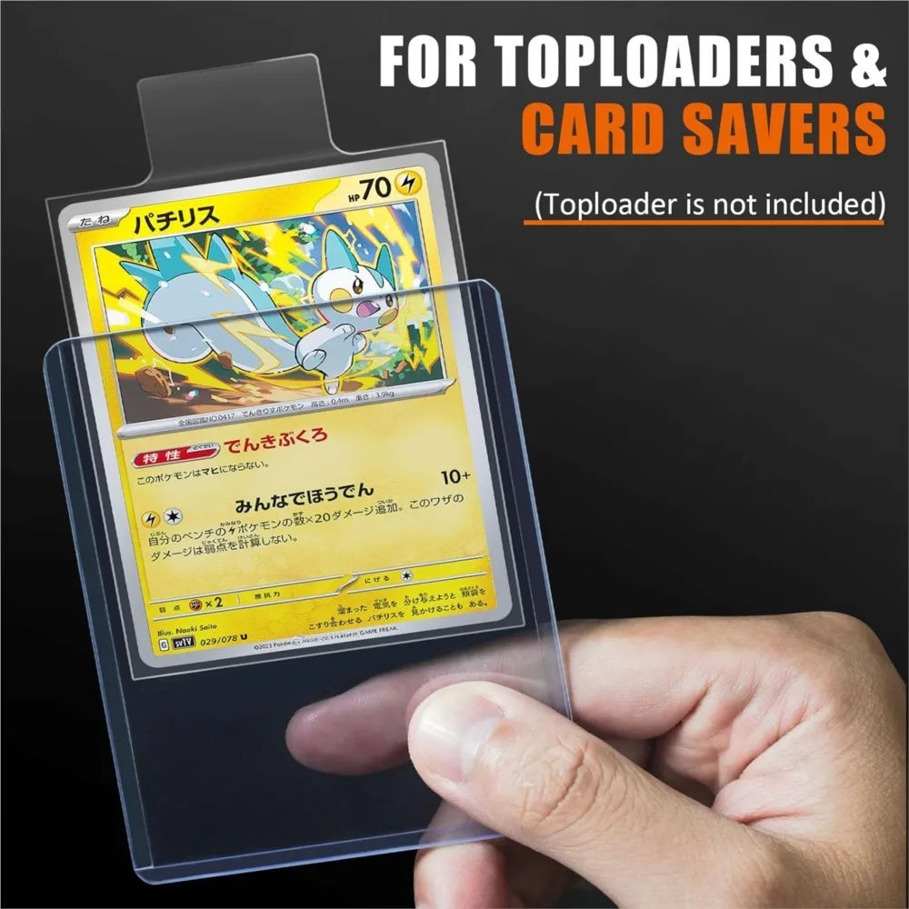 Tabbed Card Saver Sleeves – 100 Pack