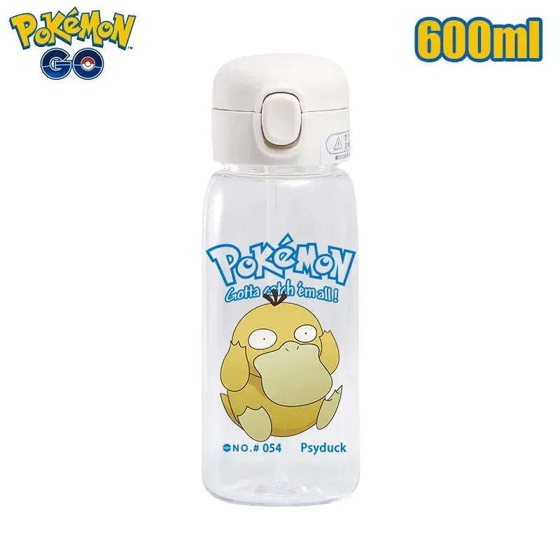 Pokémon Straw Water Bottle – 600 ml