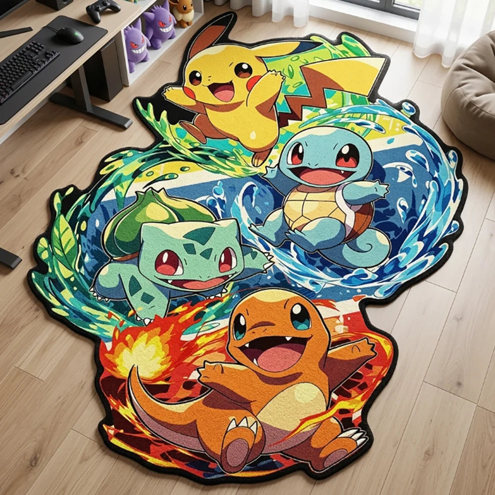 Kanto Starters Rug