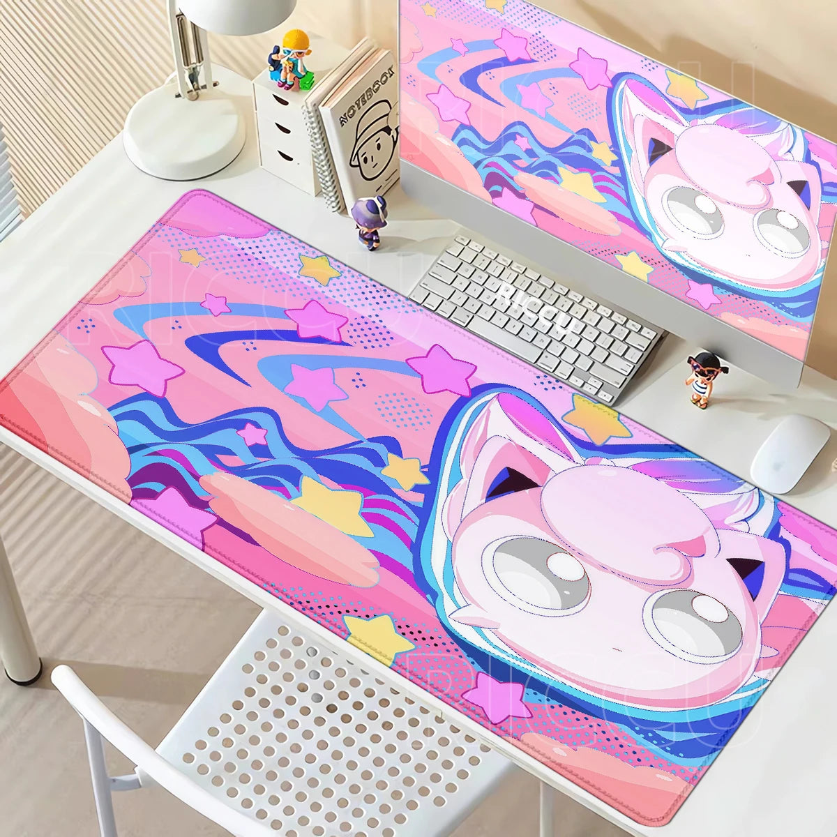 Clefairy & Jigglypuff Desk Mat