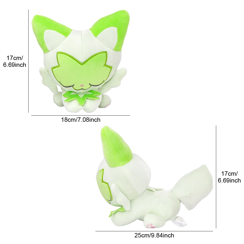 Sleeping Pokémon Plush – Sprigatito, Sylveon & More