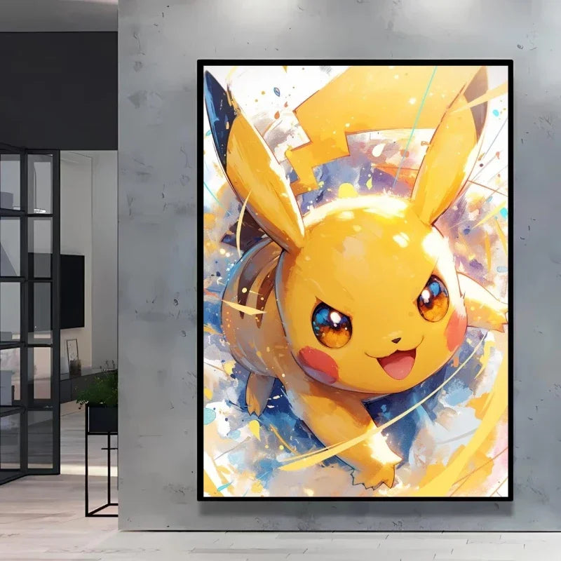 Classic Pokémon Canvas Print – Unframed
