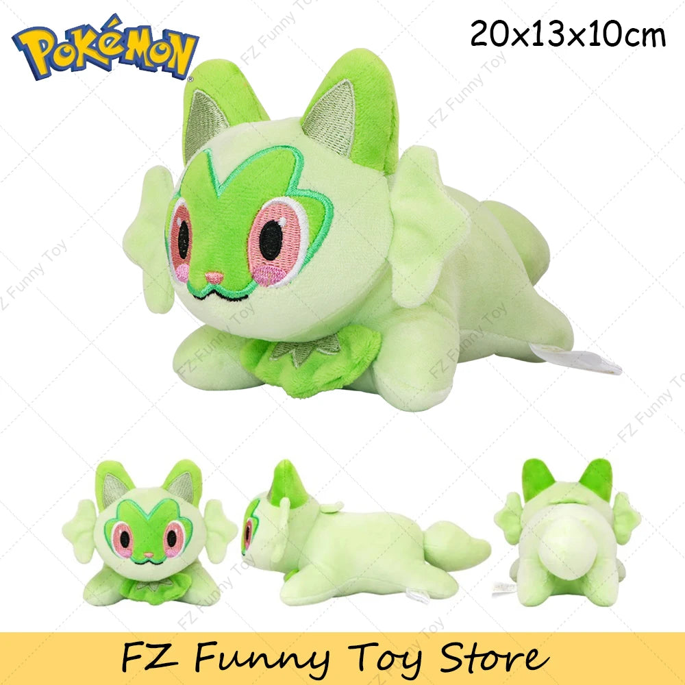 Sleeping Pokémon Plush – Pawmi, Lucario & More