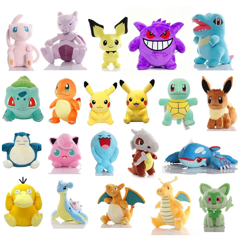 Pokémon Plush – 20 cm, 55 Options