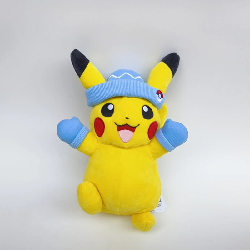 Pikachu Winter Hat & Mittens Plush Set