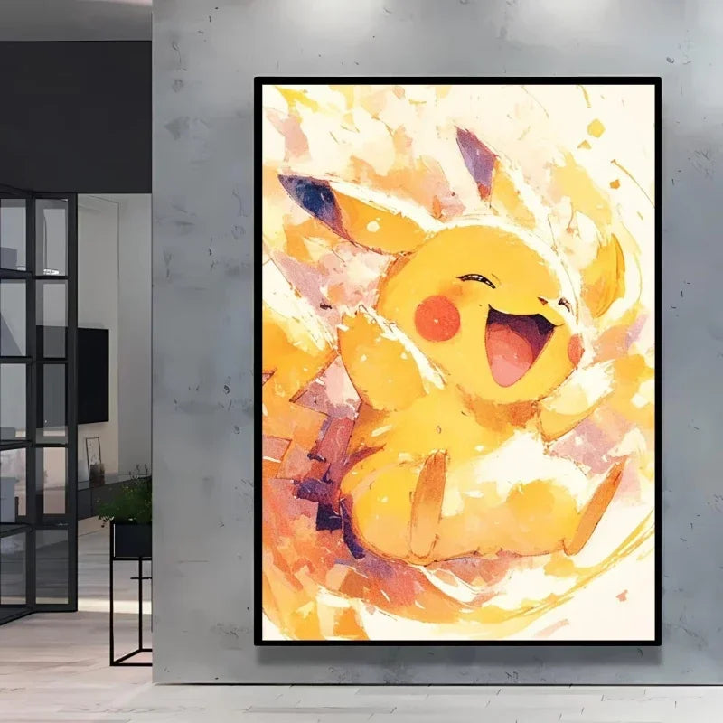 Classic Pokémon Canvas Print – Unframed