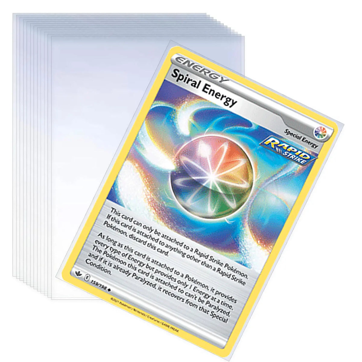 Clear Card Sleeves 67 × 90 mm – 100 Pack