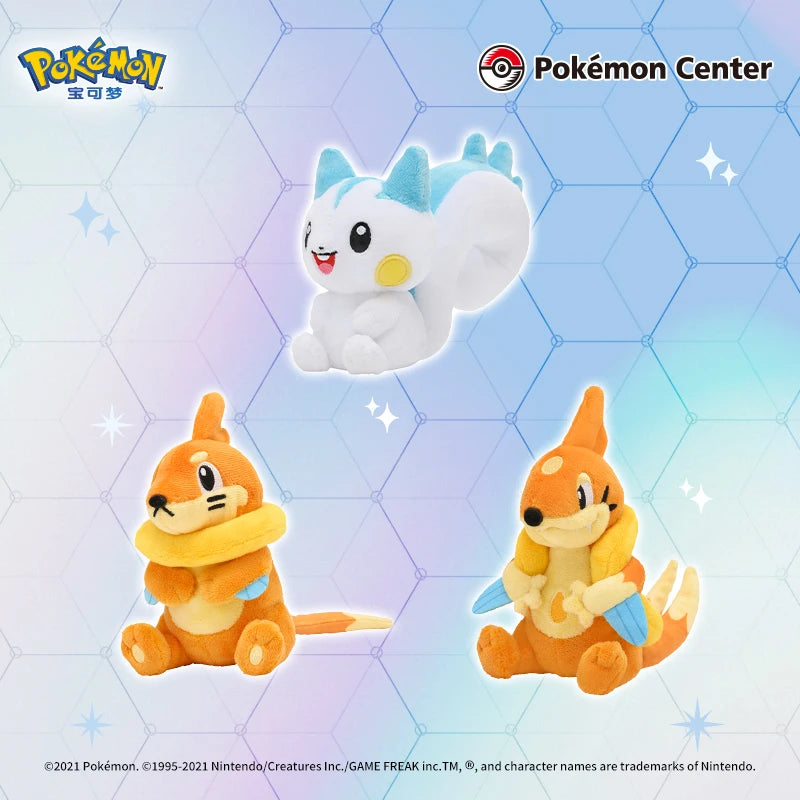 Sinnoh Palm Plush – Pachirisu, Buizel & More