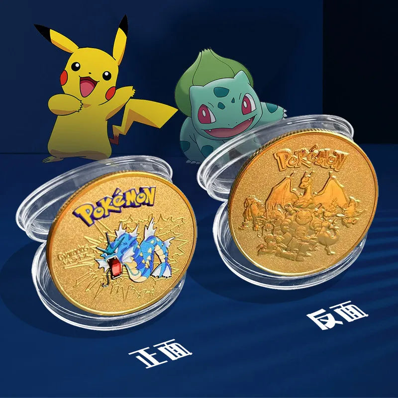 Gold-Plated Pokémon Coins – 7 Designs