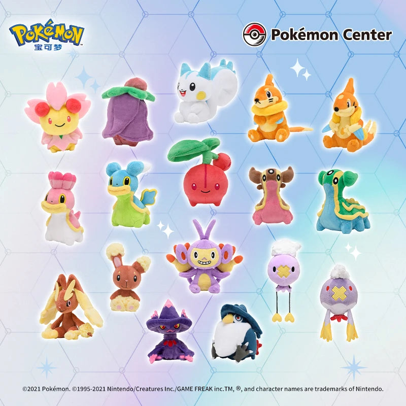 Sinnoh Palm Plush – Pachirisu, Buizel & More