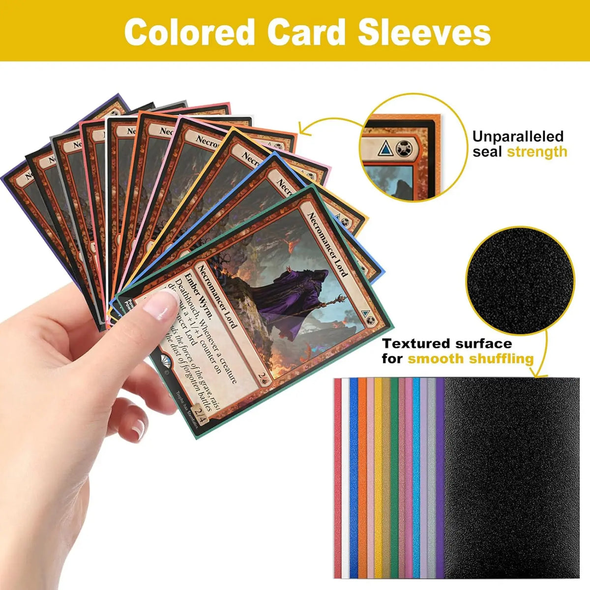 Premium Card Sleeves 66 × 91 mm – 150 Pack