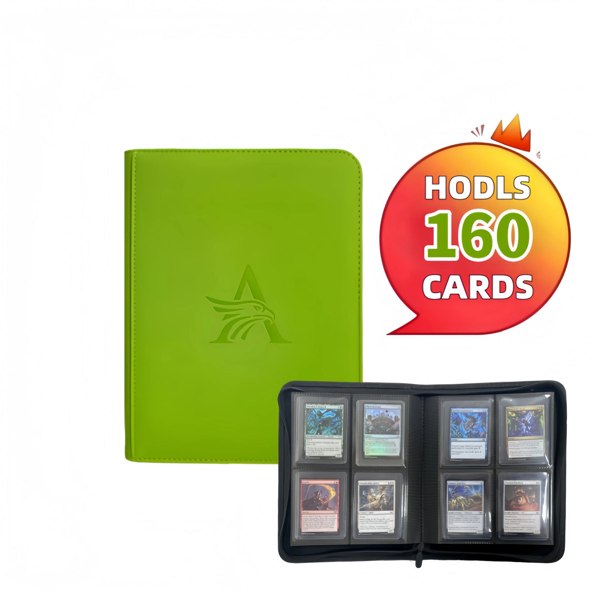 4-Pocket Toploader Binder – Holds 160