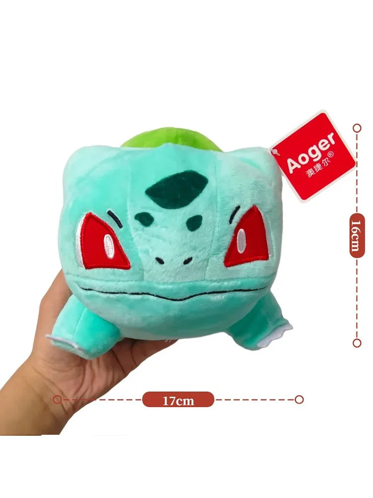 Classic Plush – Pikachu, Charmander & Eevee, 8 in