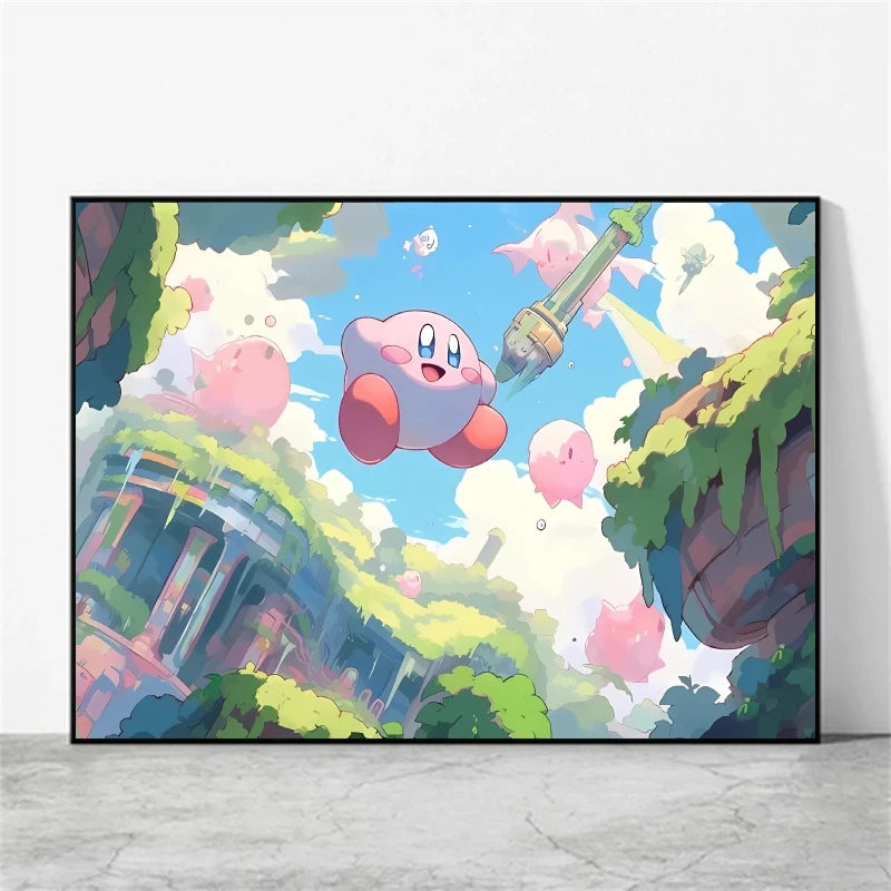 Pikachu & Mewtwo Canvas Print – Unframed
