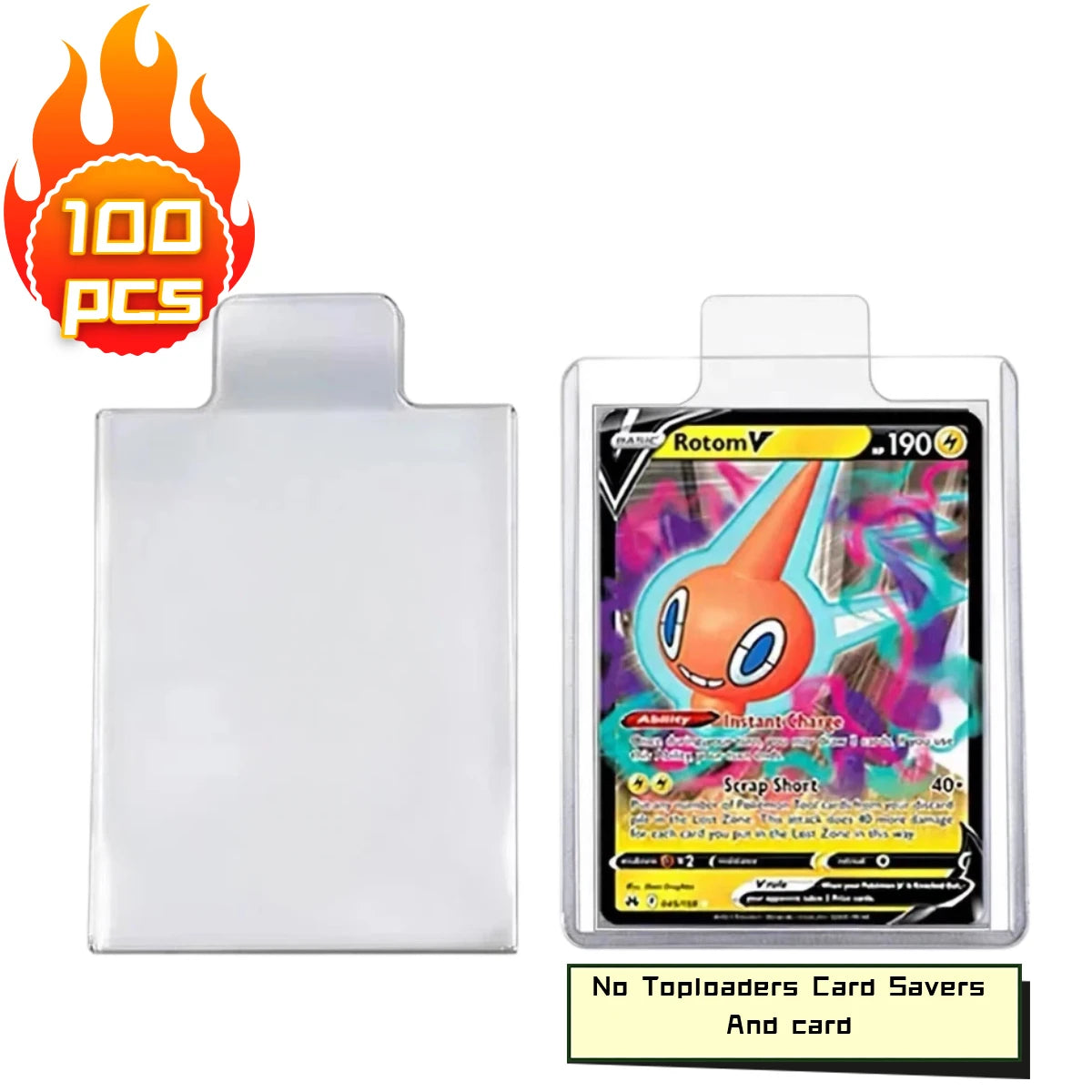 Tabbed Card Saver Sleeves – 100 Pack