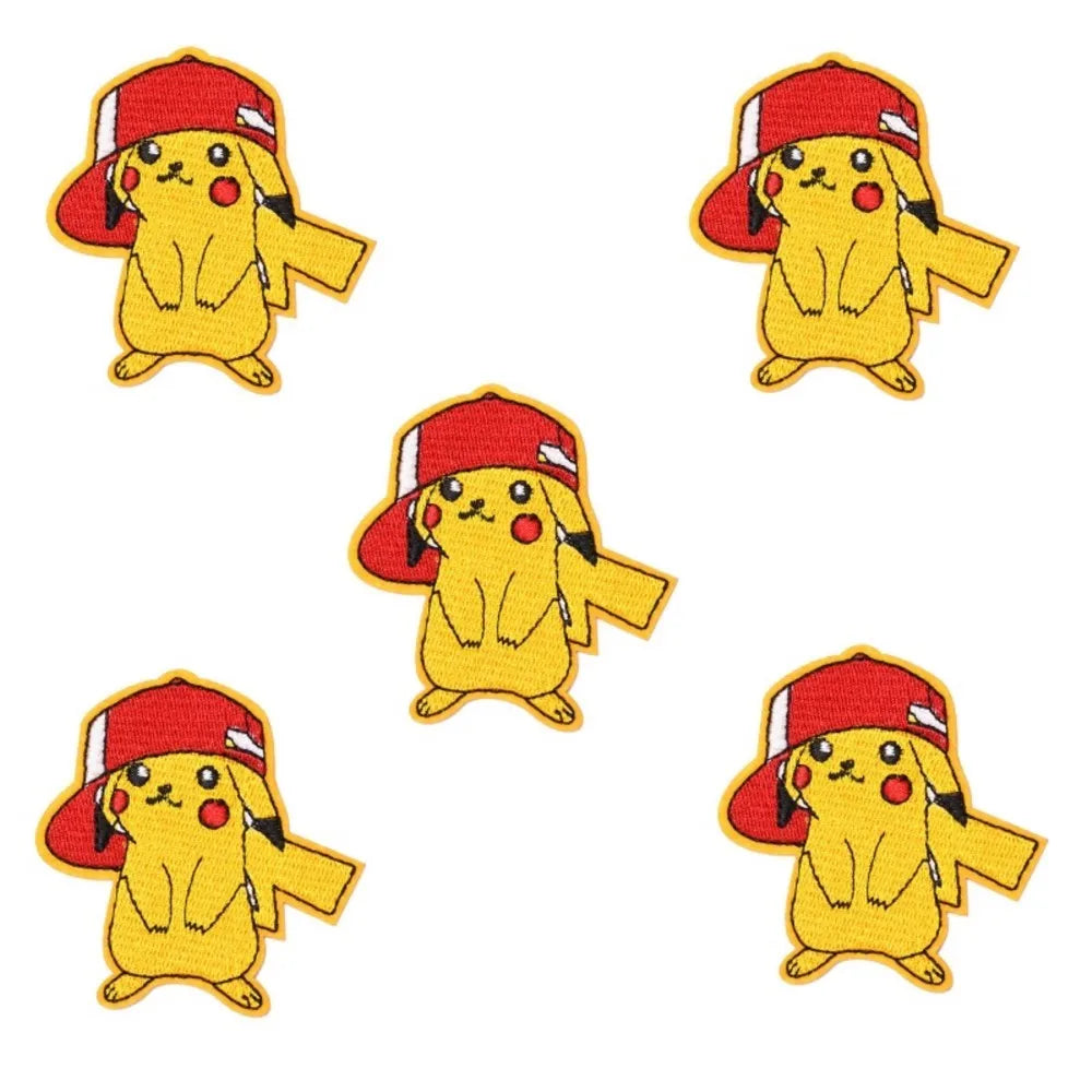 Pikachu Iron-On Patches – 5 to 20 Pack