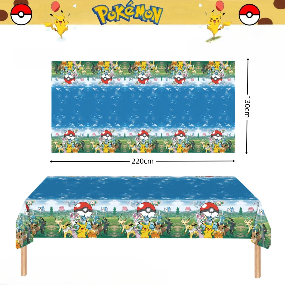 Pikachu Party Tablecloth