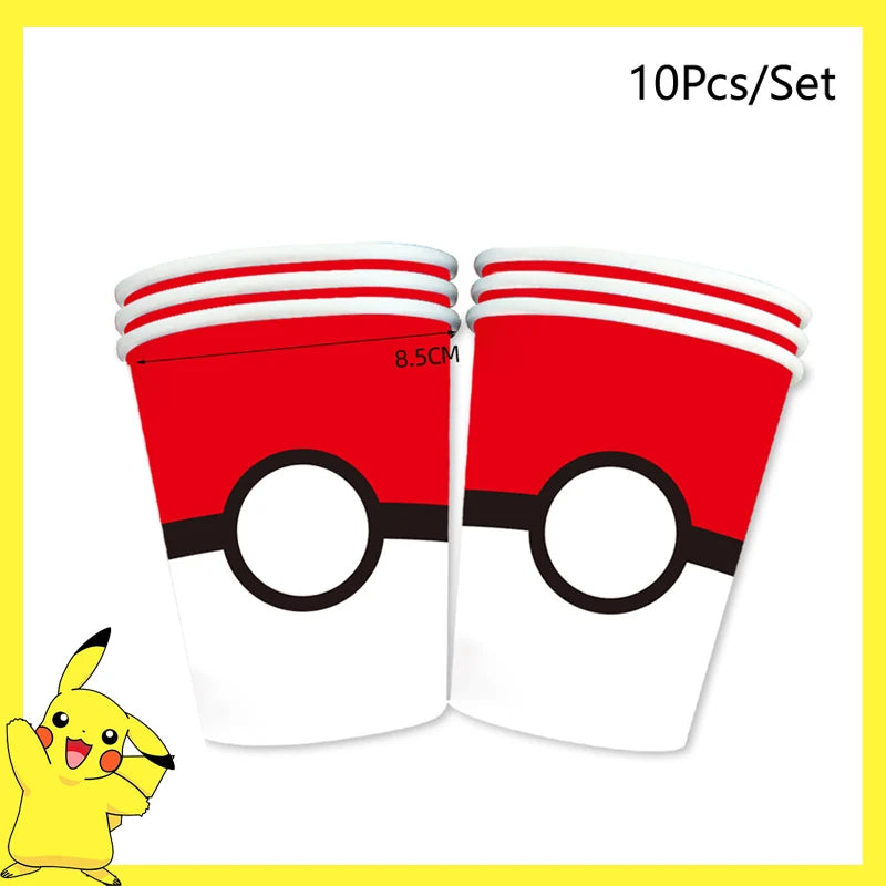 Pikachu Party Tableware Pieces