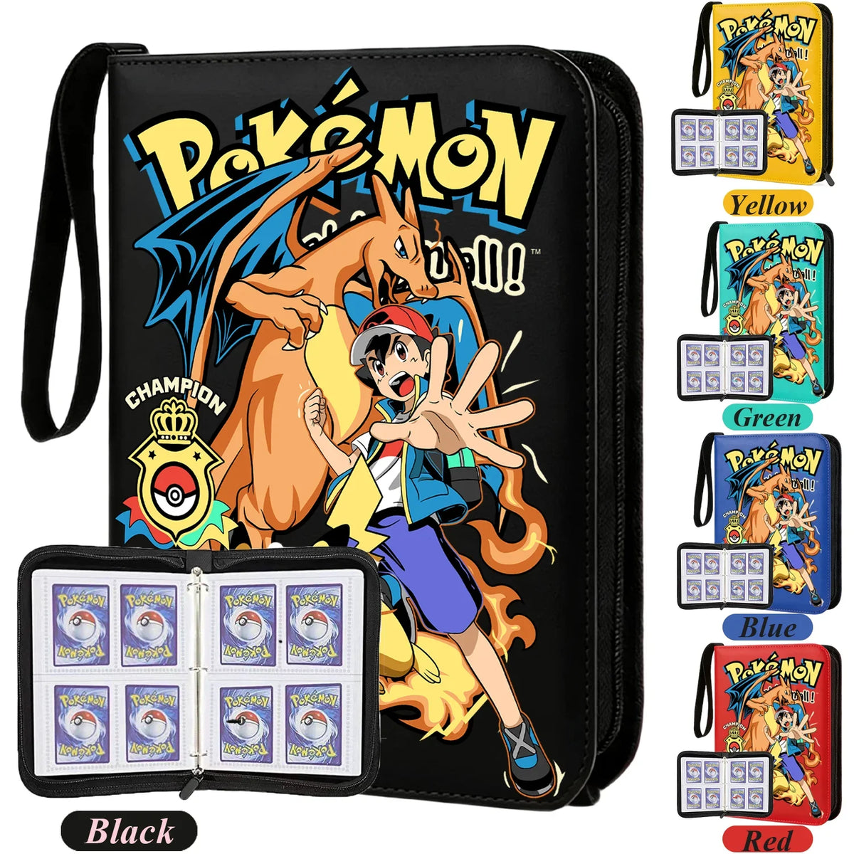 4-Pocket Zip Card Binder – 400 Cards