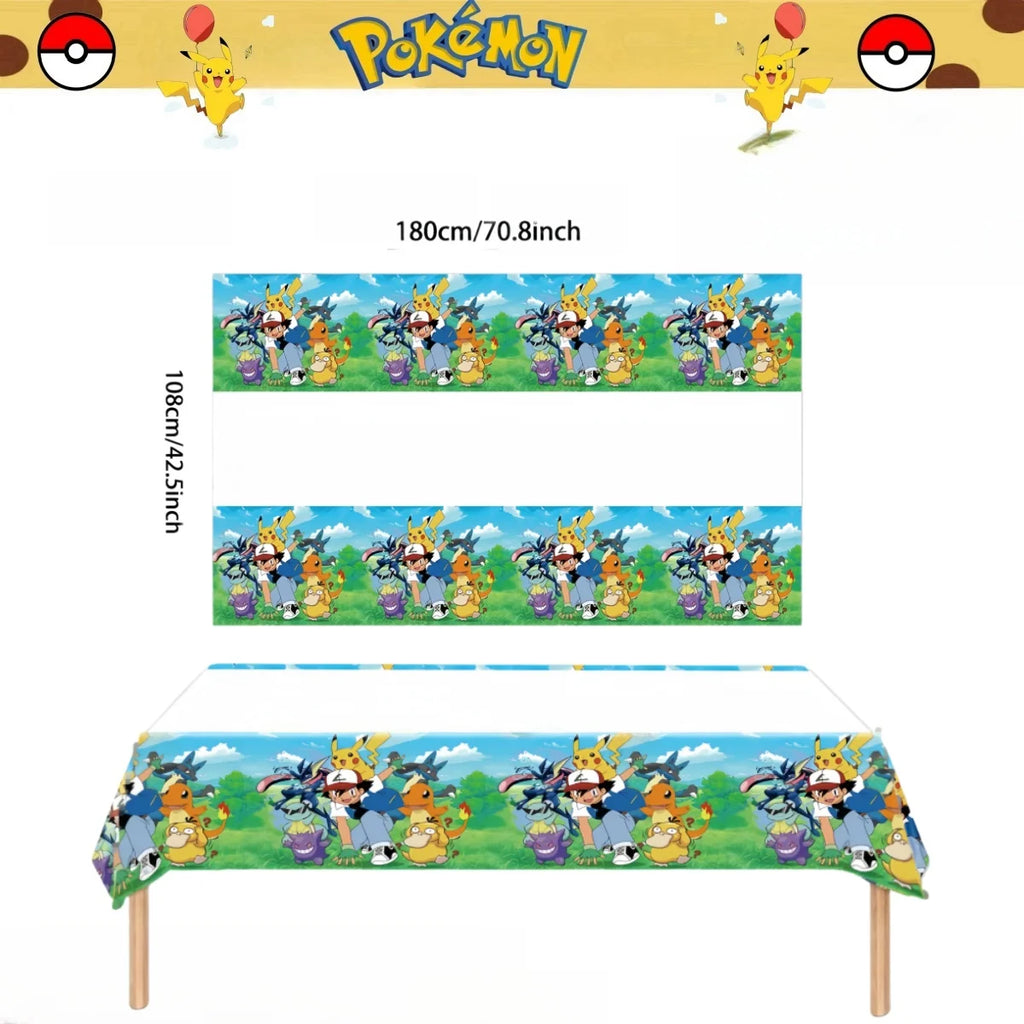 Pikachu Party Tablecloth
