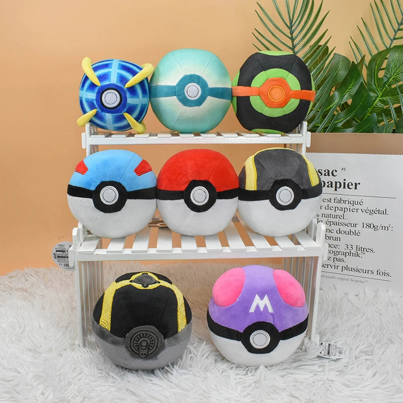 Poké Ball Plush – 11 Ball Types