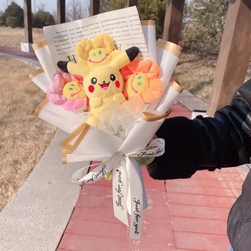 Pikachu Sunflower Plush Bouquet